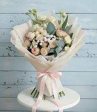 Букет цветов из:  Розы и Лизиантусы #REPLACE_PRED# Дмитриевском
