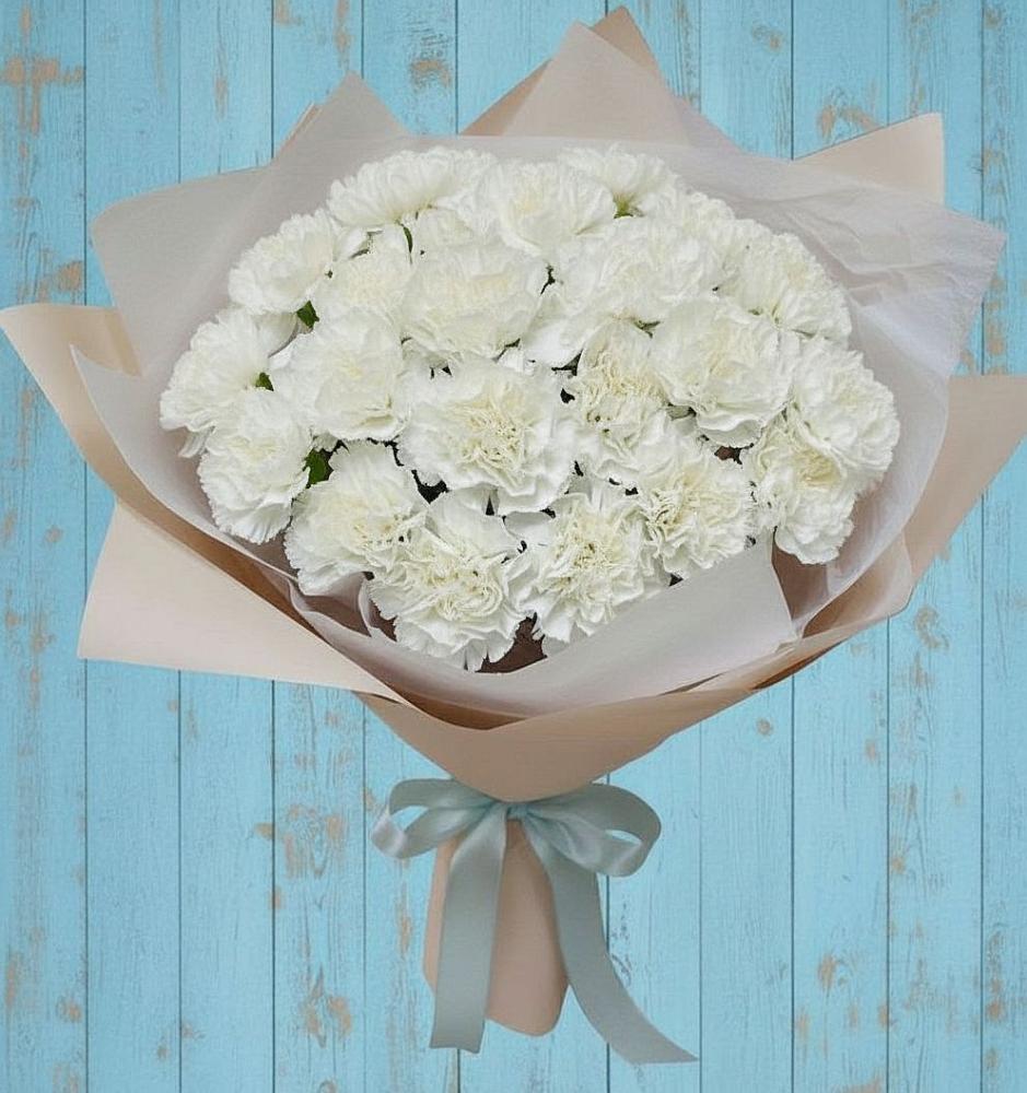 Букет цветов из: Гвоздики в Дмитриевском