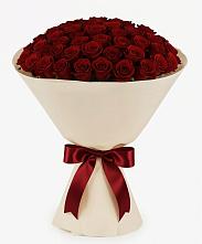 Букет 101 Бордовая роза Блэк Бакарра в Дмитриевском