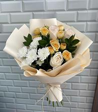 Букет цветов из:  Розы и Хризантемы в Дмитриевском