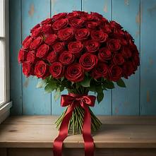 Букет Красные розы Блэк Меджик в Дмитриевском