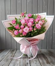 Букет Розовый кустик в Дмитриевском