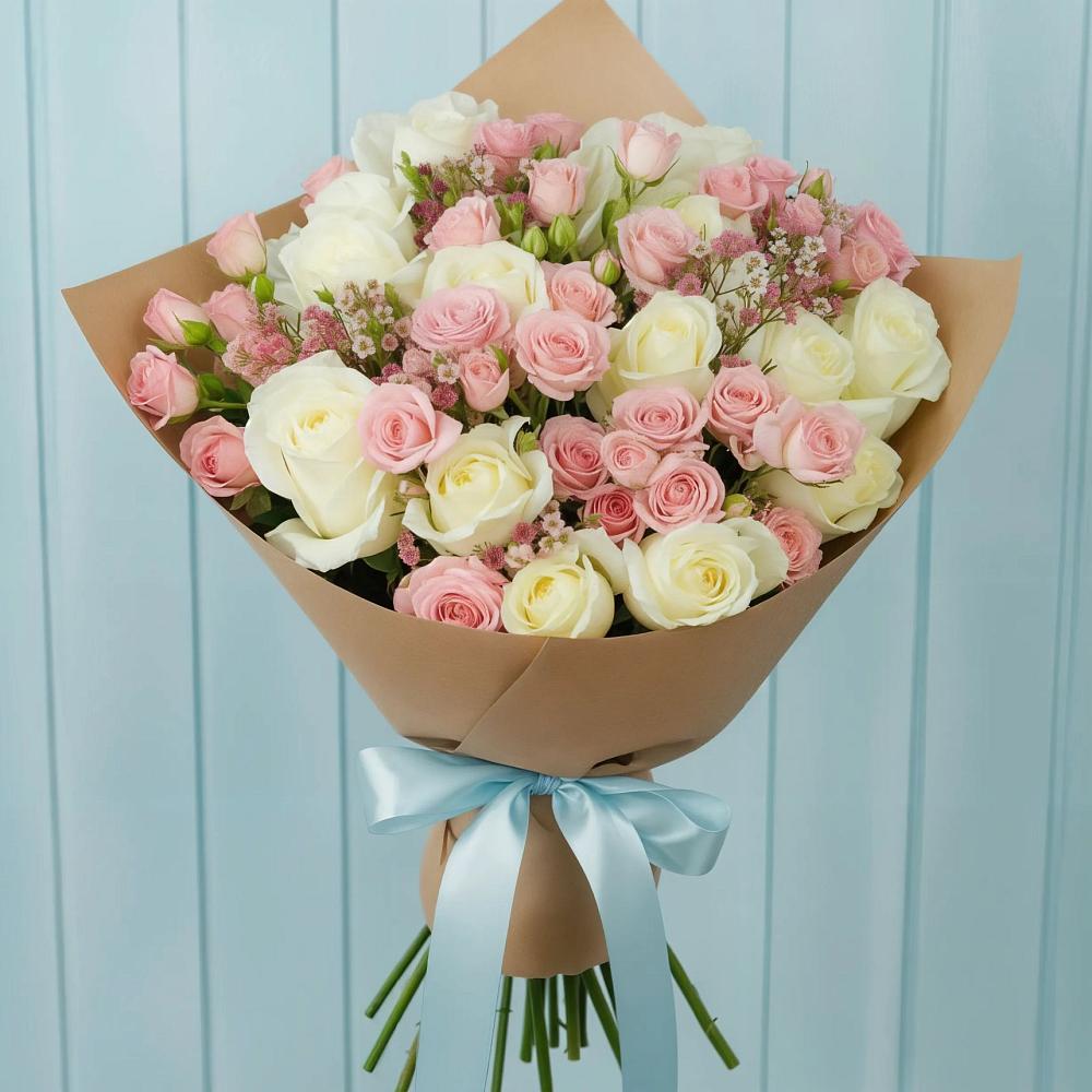 Букет цветов из: Розы в Дмитриевском