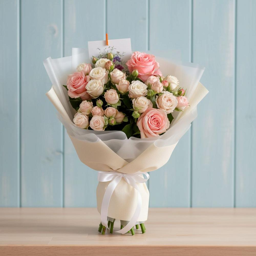 Букет цветов из: Розы в Дмитриевском