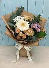 Букет цветов из:  Герберы и Хризантемы #REPLACE_PRED# Дмитриевском