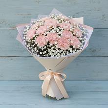 Букет цветов из:  Гвоздики #REPLACE_PRED# Дмитриевском