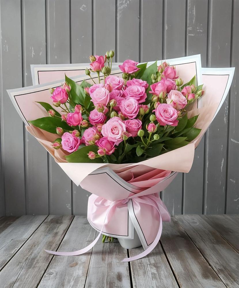 Букет Розовый кустик в Дмитриевском