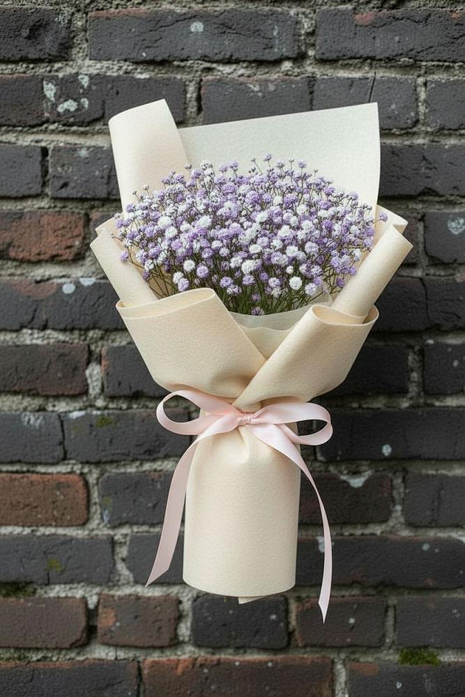 Букет цветов из: Гипсофила в Дмитриевском