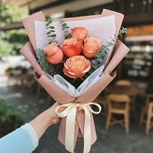 Букет цветов из:  Розы в Дмитриевском