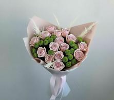 Букет цветов из:  Розы и Хризантемы #REPLACE_PRED# Дмитриевском