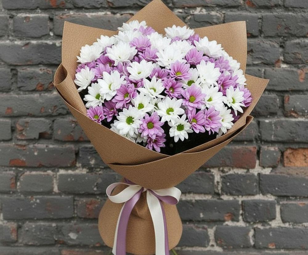 Букет цветов из: Хризантемы в Дмитриевском