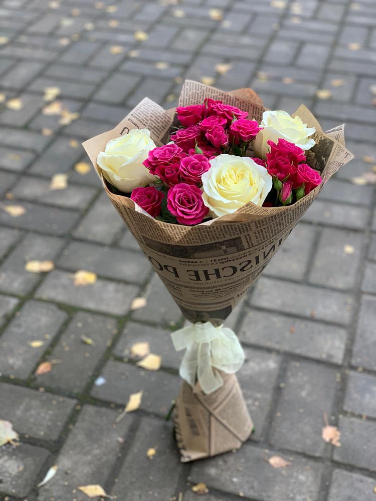 Букет цветов из: Розы в Дмитриевском